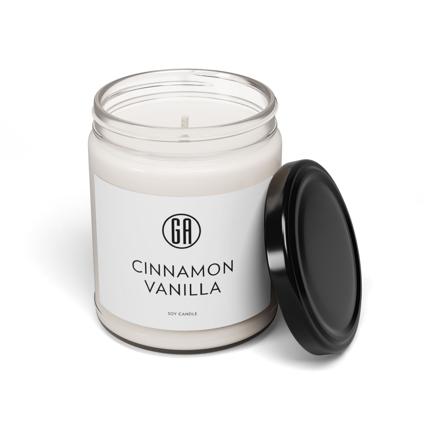 Cinnamon Vanilla Scented Soy Candle