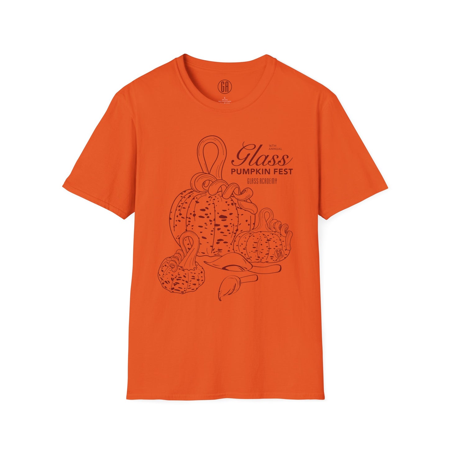 Spicy Glass Pumpkin Fest Collector's Tee - Softstyle Orange