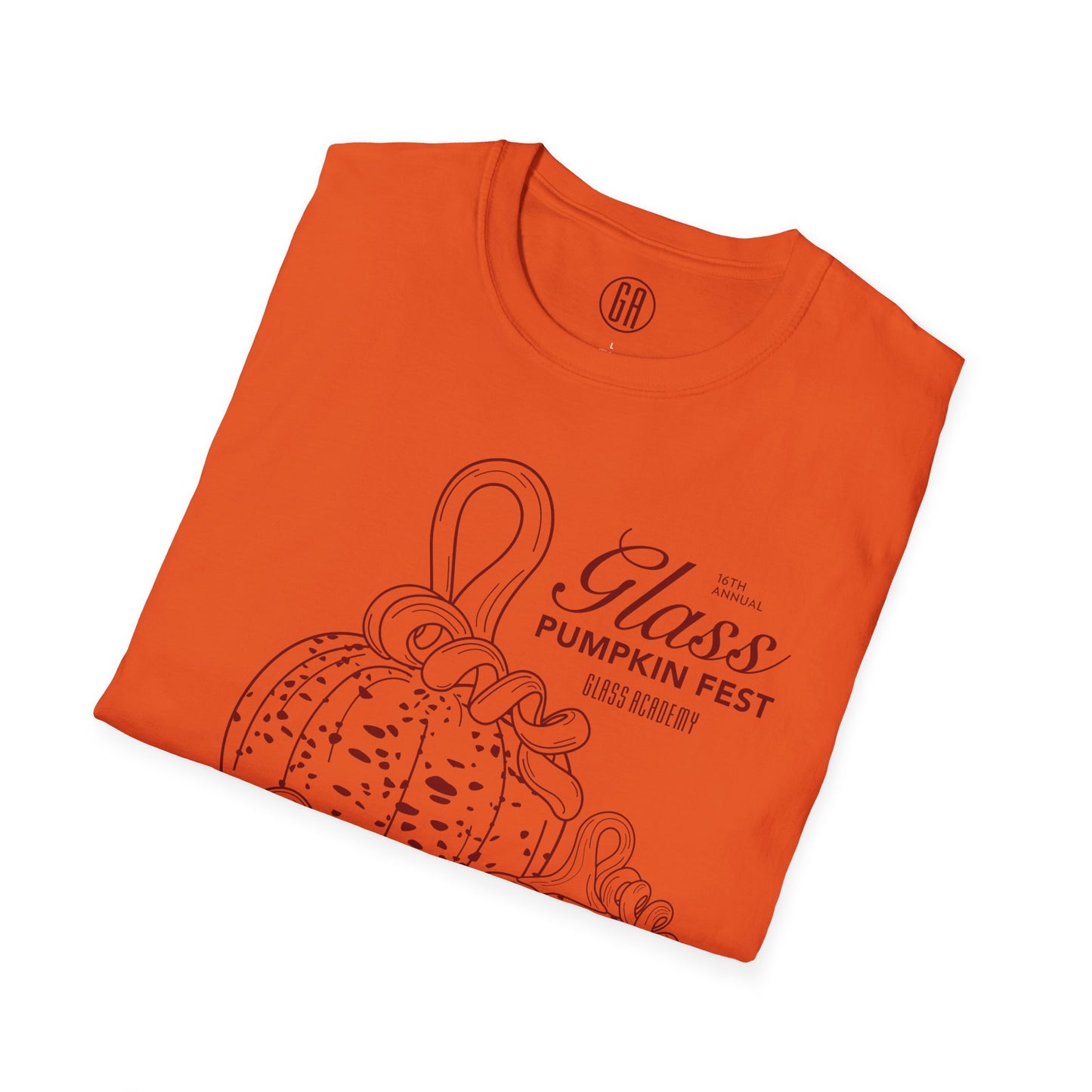 Spicy Glass Pumpkin Fest Collector's Tee - Softstyle Orange