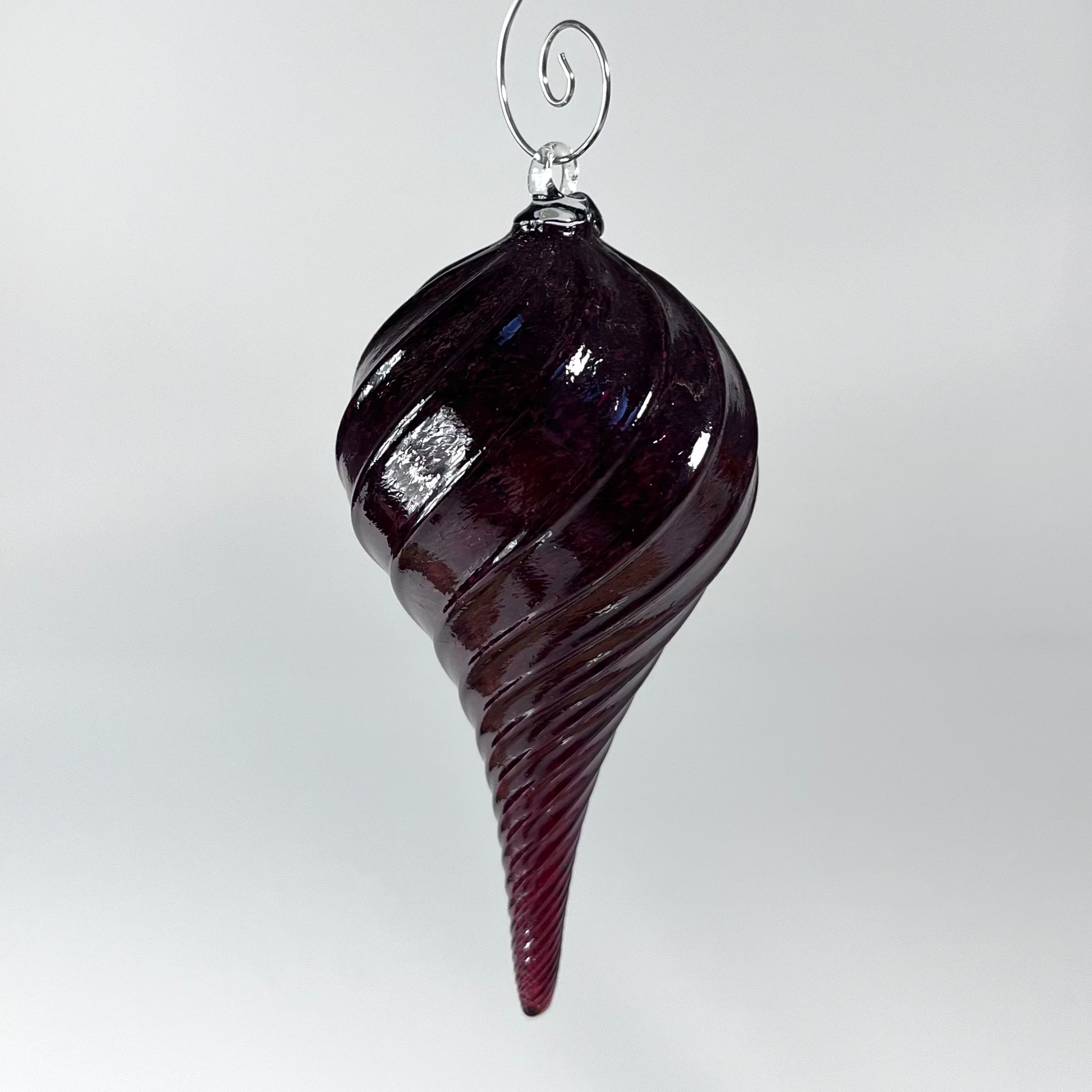 Deep Merlot Teardrop Ornament