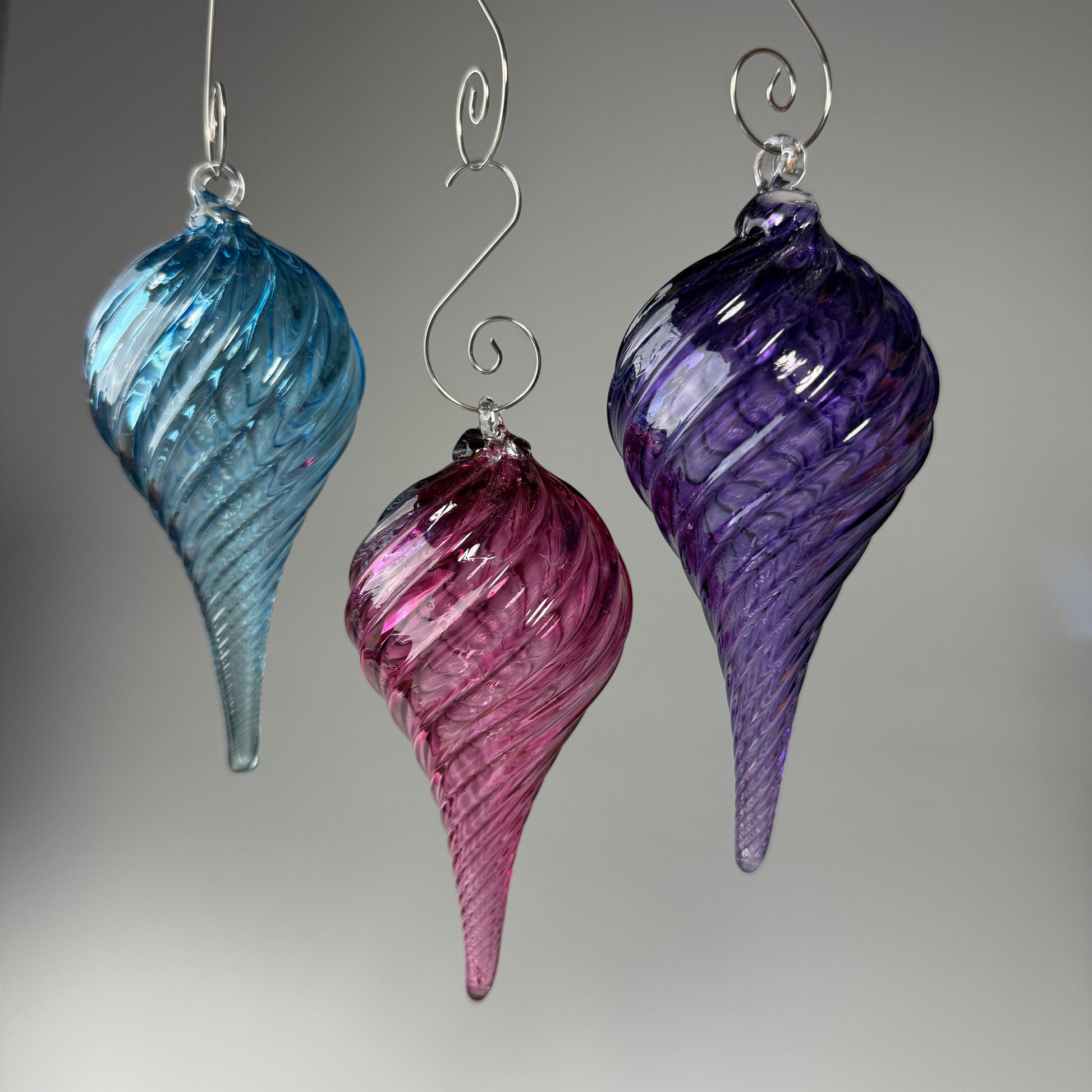 Winter Jewels Set of 3 Teardrop Ornaments