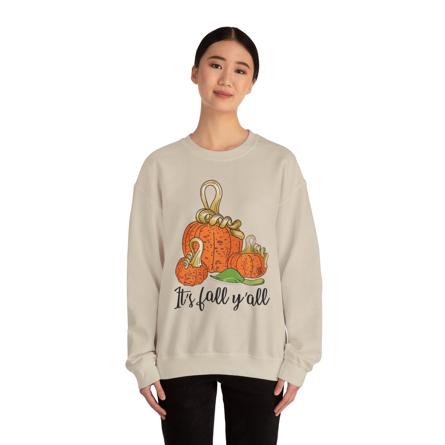 Fall Cozy Pumpkin Crewneck Sweatshirt