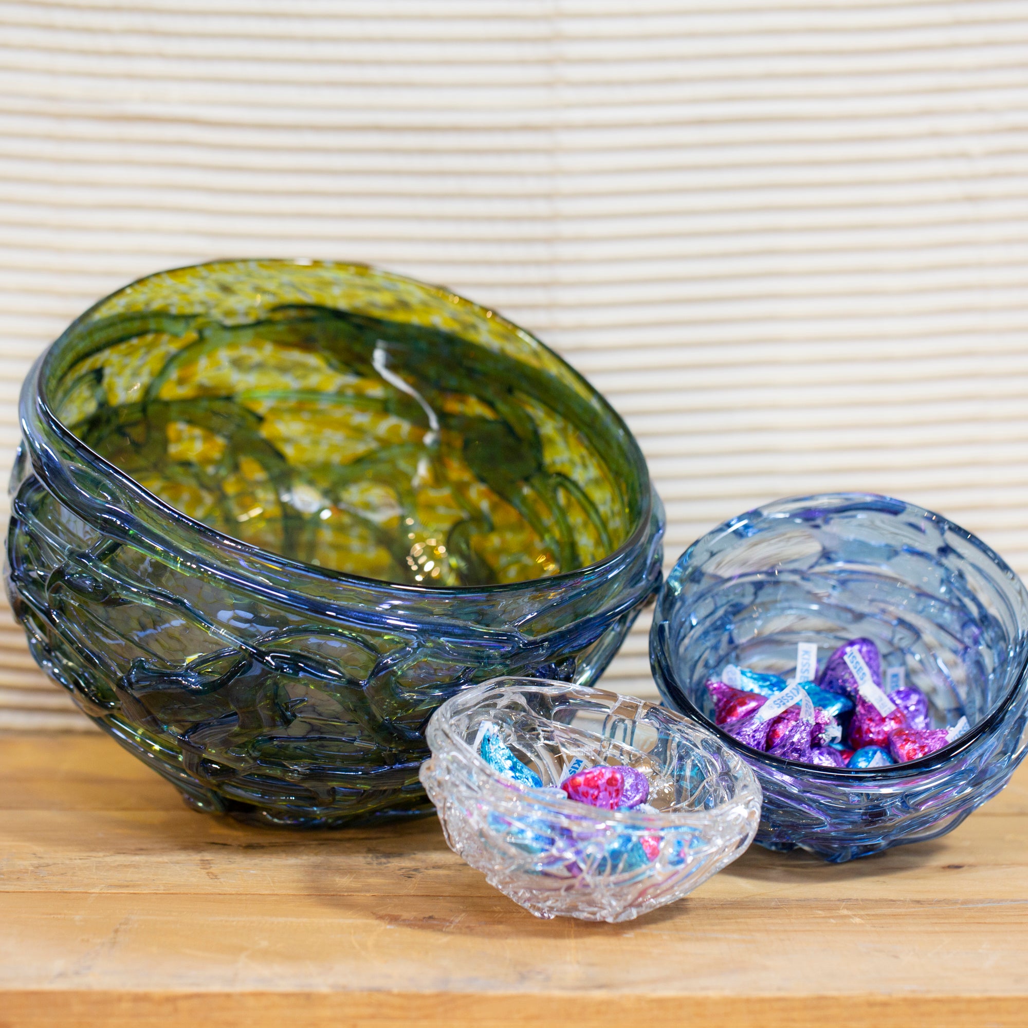 Glass Nesting Bowls Midnight – Current Home NY