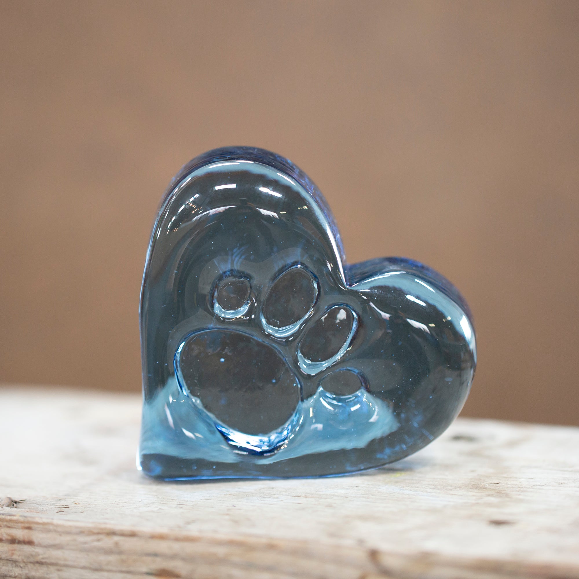 Paw orders Print Glass Heart